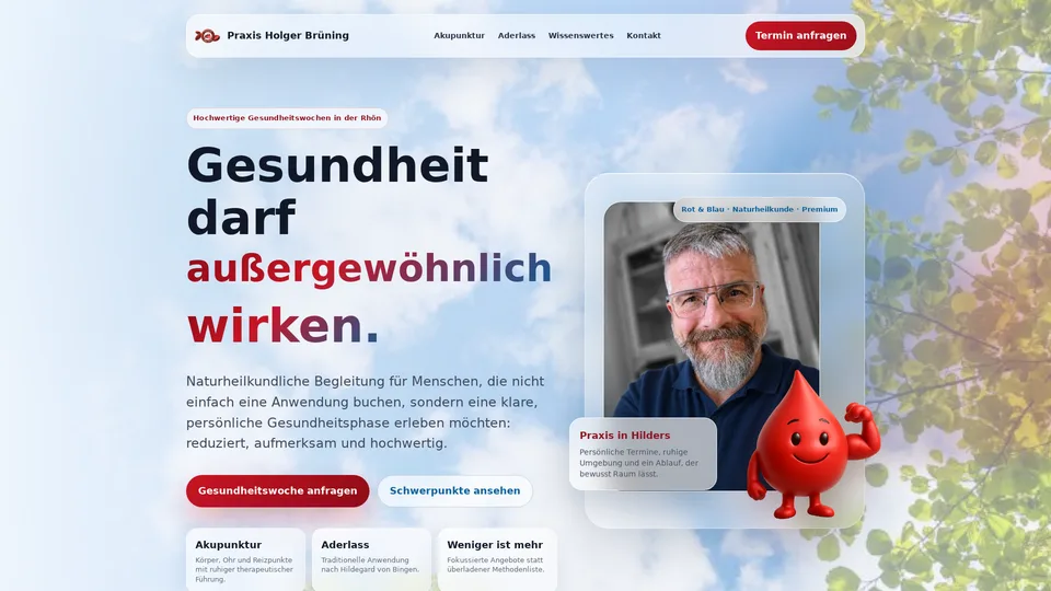Neue Website von Holger Brüning nach der Überarbeitung